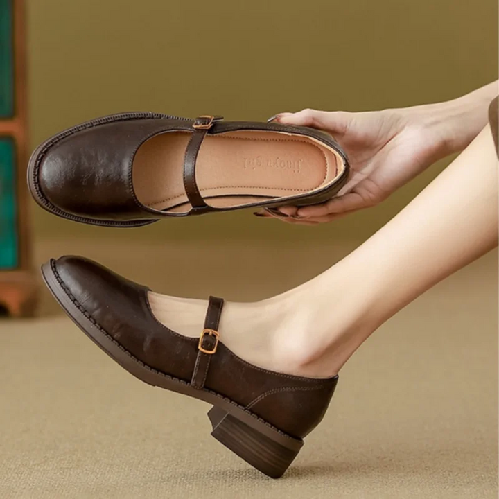 Eleanor&Grace™| Classic Comfort Mary Janes Made Of Leather
