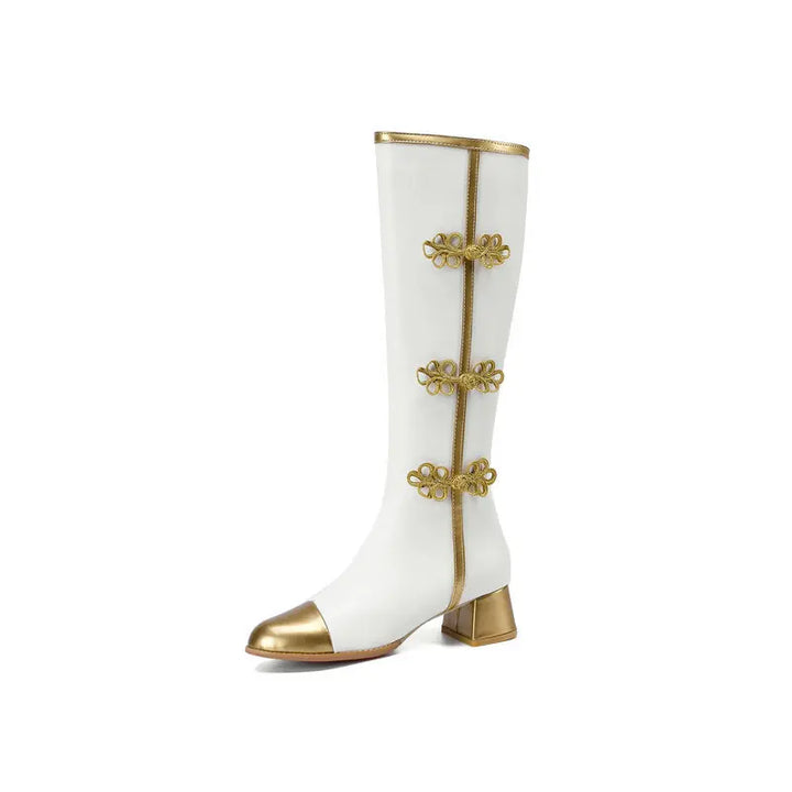 Belina - Golden Crest Boots