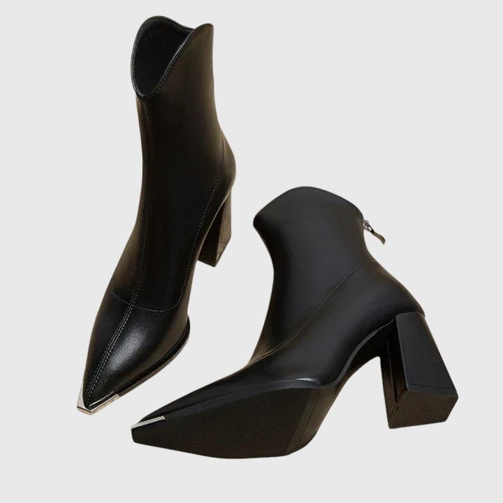 Amelle - Leather Heels