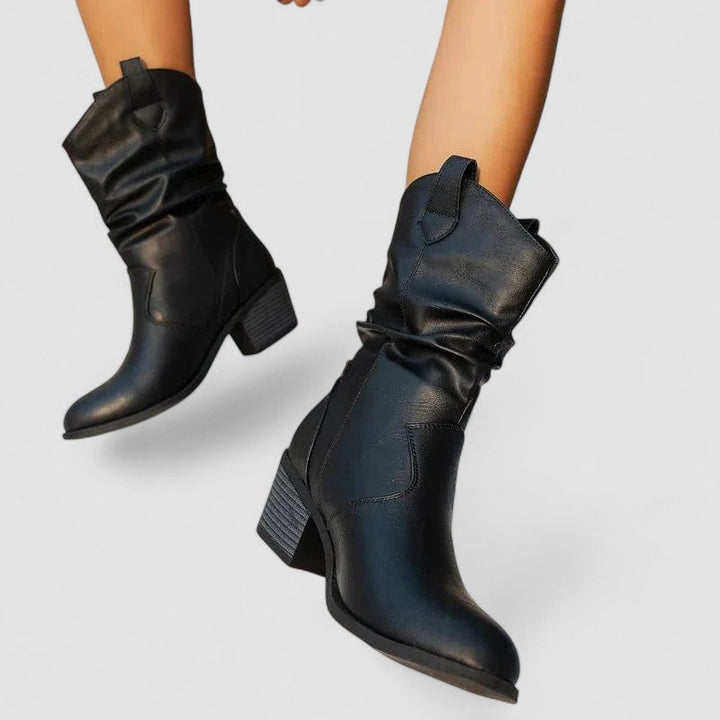 Vivian – Orthopedic Leather Boots