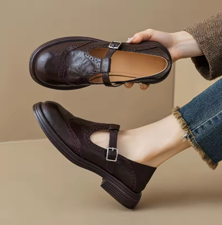 Marielle | Elegant Mary Janes Made Of Leather