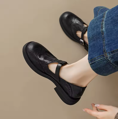 Marielle | Elegant Mary Janes Made Of Leather