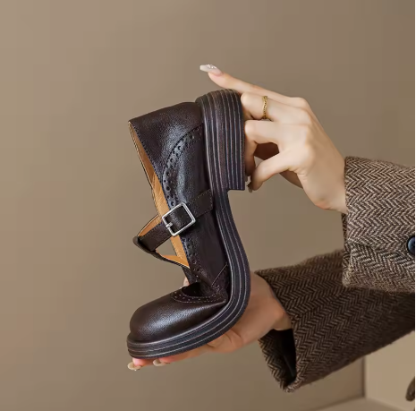 Marielle | Elegant Mary Janes Made Of Leather