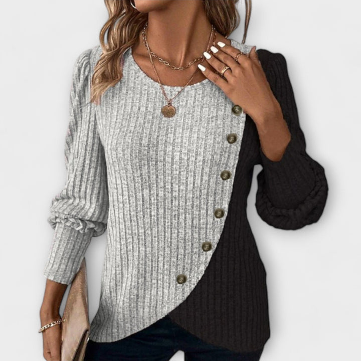 Sabine | Elegant Knitted Blouse