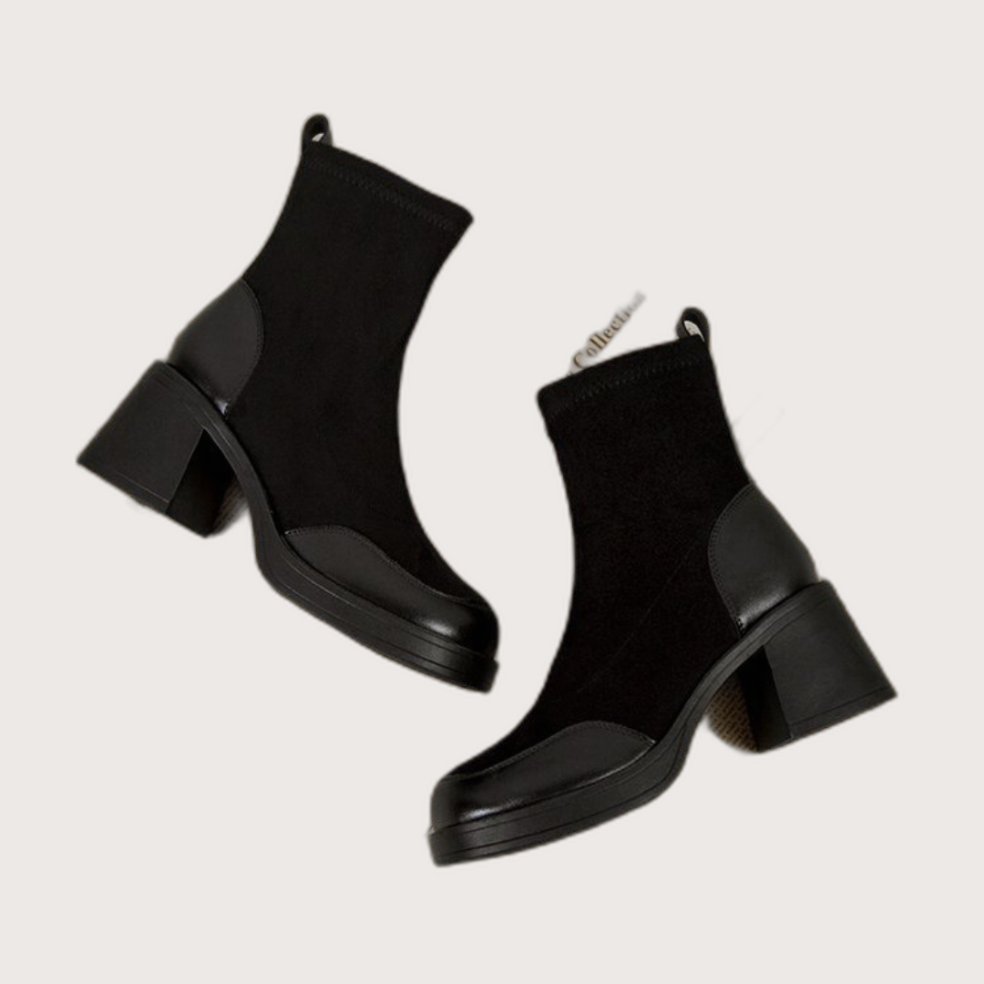 Lorna - Chunky Heel Martin Boots