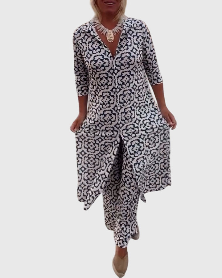 Esmeralda | Elegant Vintage Two-Piece Set