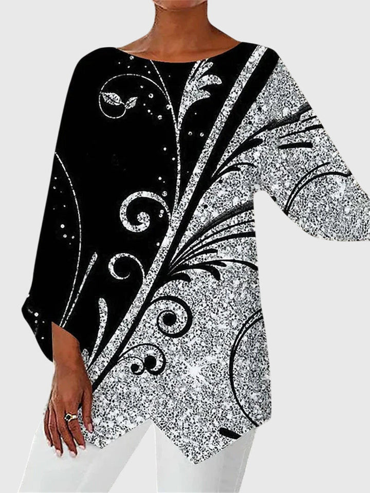 Odette | Elegant Crew Neck Top