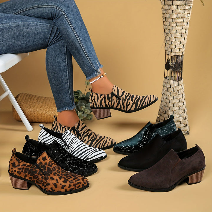 Noelle Low Heel Boots – Effortless Style, Everyday Comfort