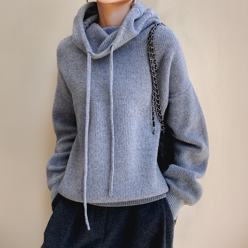 Eva | Drawstring Knit Sweater