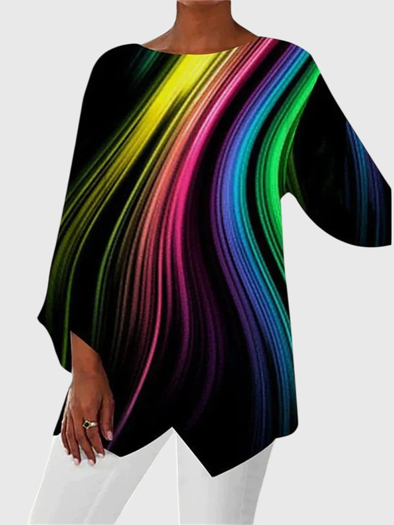 Odette | Elegant Crew Neck Top