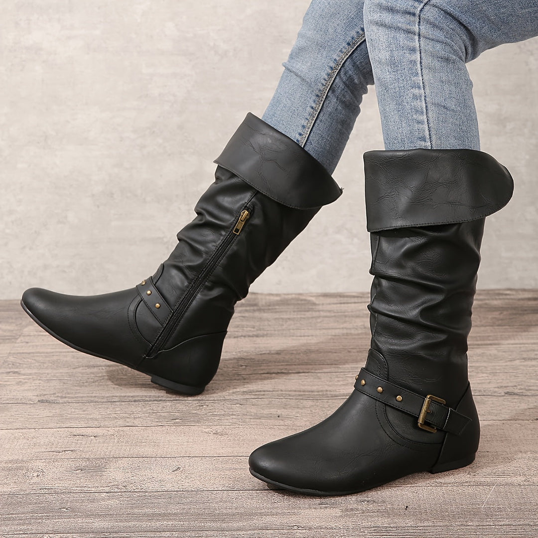 Danica - Zip Knee-High Boots