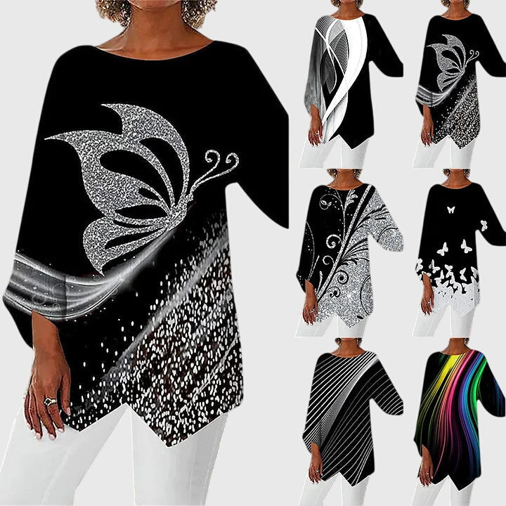 Odette | Elegant Crew Neck Top