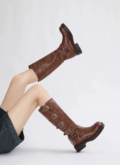 Emilia - Brown Phoenix Boots