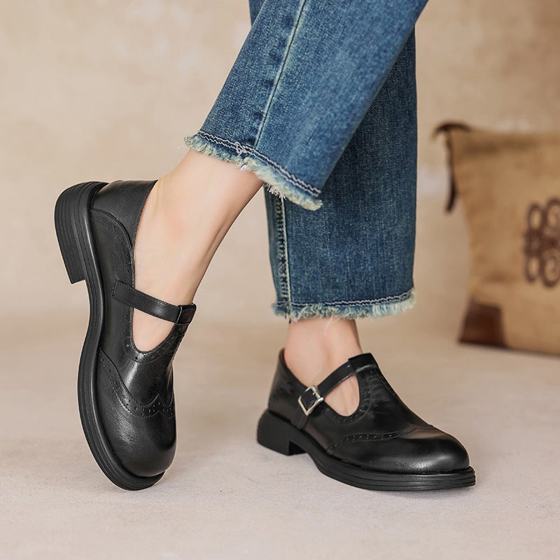 Eleanor&Grace™| Risla Leather Mary Janes