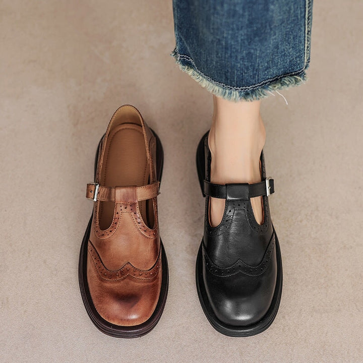 Eleanor&Grace™| Risla Leather Mary Janes