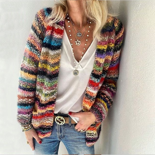 Penelope | Multicolor Knit Sweater