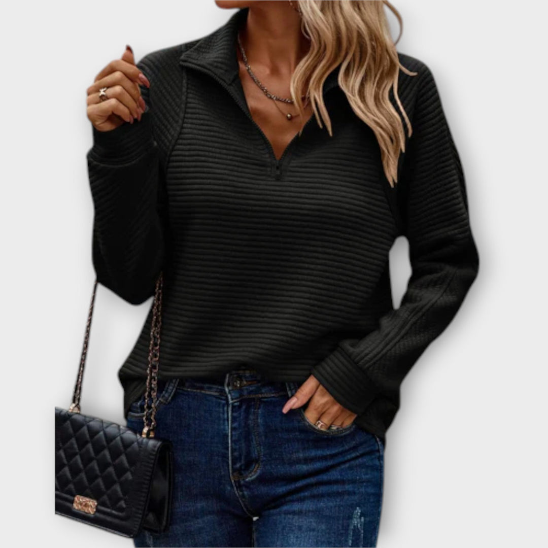 Lila | Stylish V-Neck Pullover