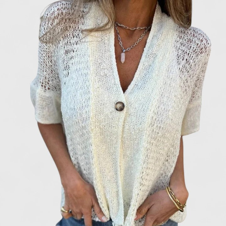 Josephine | Elegant Knitted Shirt