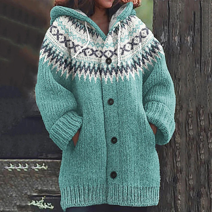 Valentina™ - Knitted Cardigan in Wool
