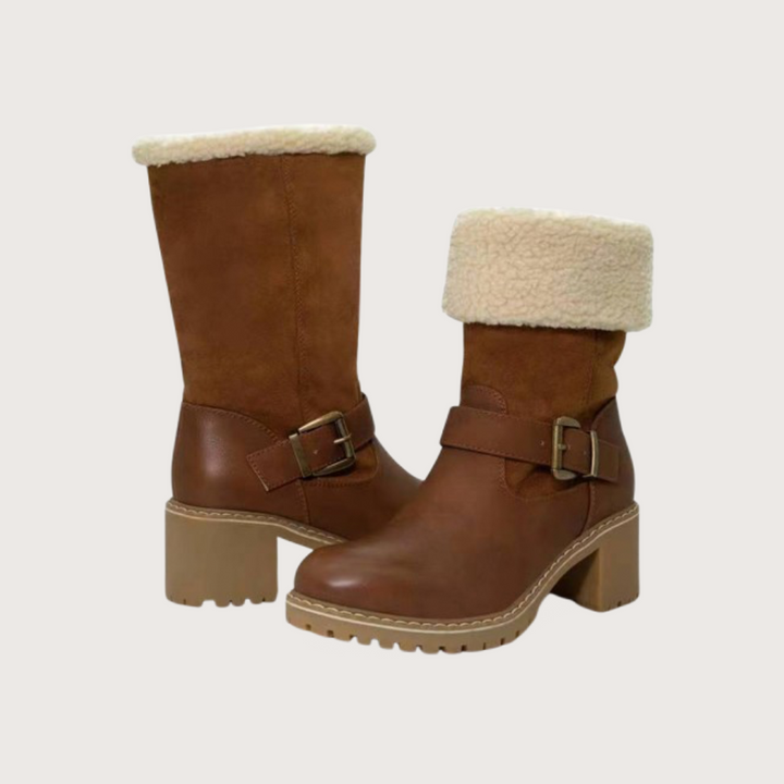 Alia - Western Buckle Boots