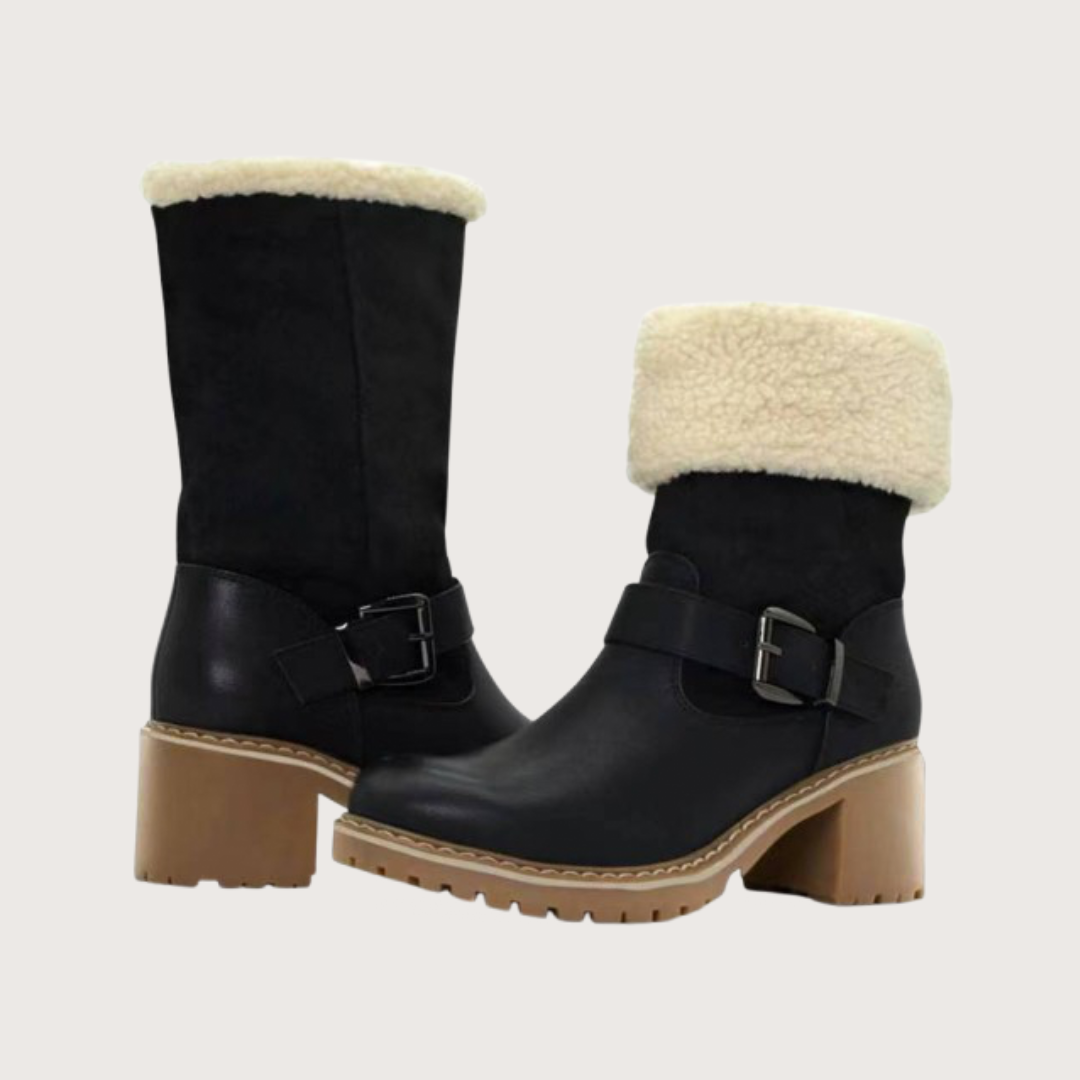 Alia - Western Buckle Boots