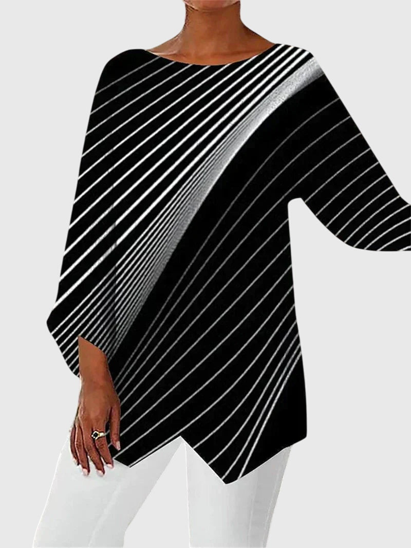 Odette | Elegant Crew Neck Top