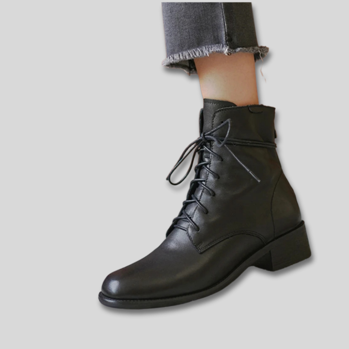 Odette - Lace Up Vintage Boots
