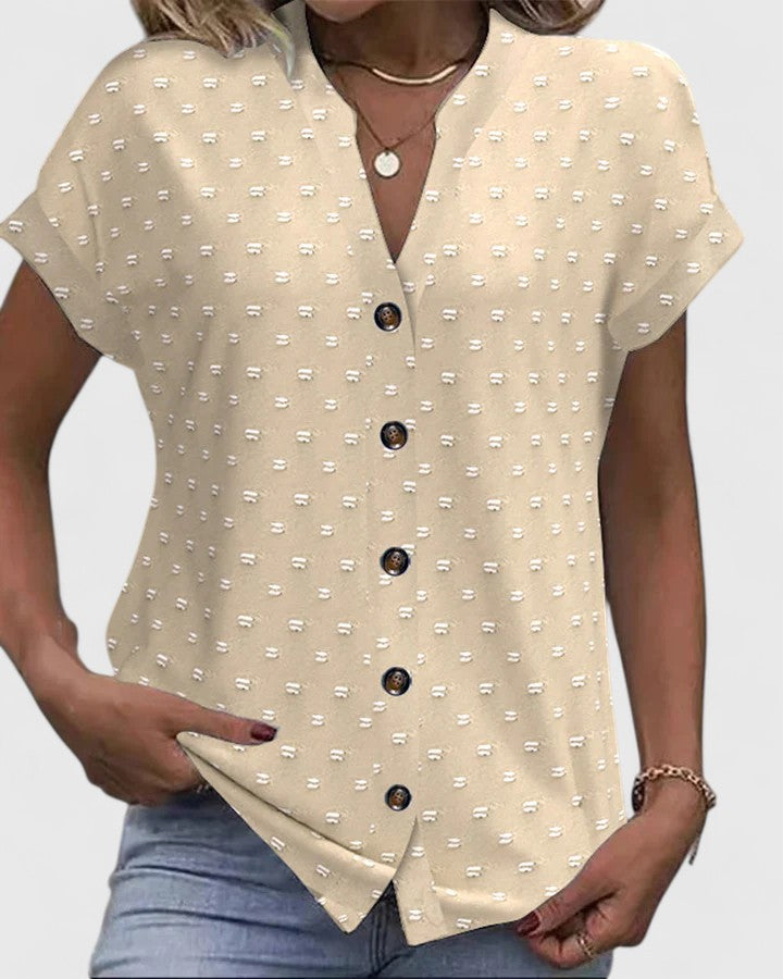 Vivienne | Comfortable V-Neck Shirt