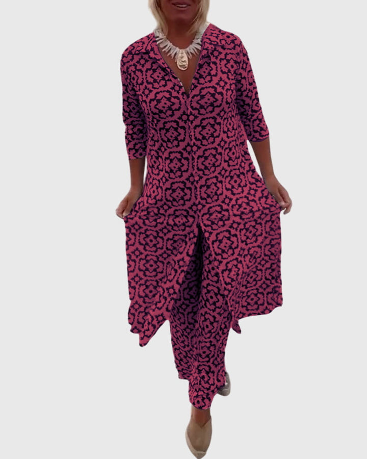 Esmeralda | Elegant Vintage Two-Piece Set