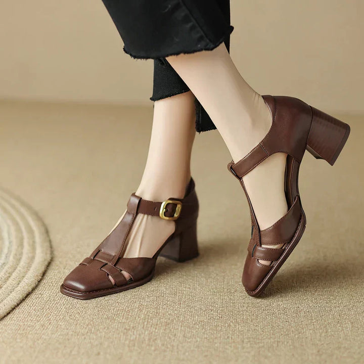 Eleanor&Grace™| Michela Square Toe Sandals
