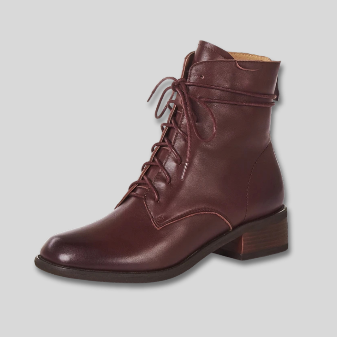 Odette - Lace Up Vintage Boots