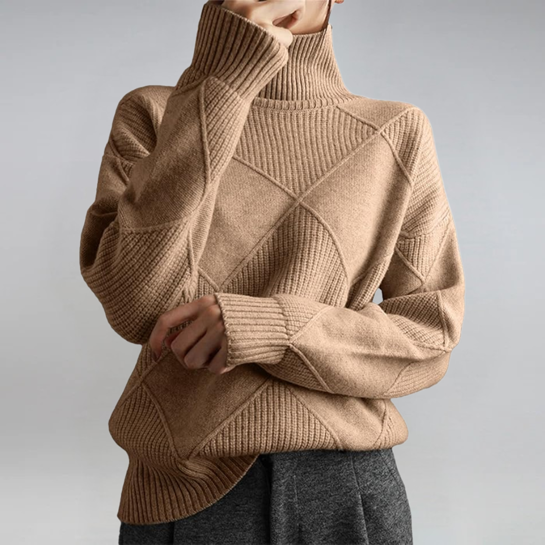 Lauren | Luxe Cashmere Turtleneck Sweater