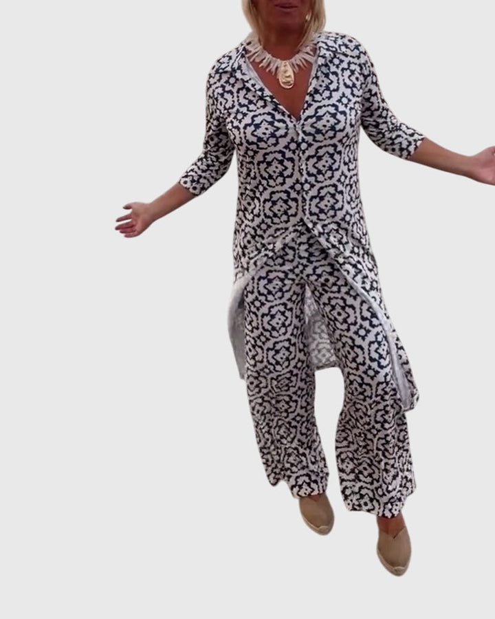 Esmeralda | Elegant Vintage Two-Piece Set