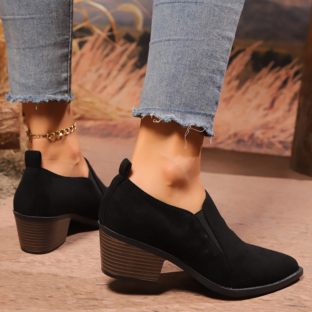 Noelle - Low Heel Comfortable Boots