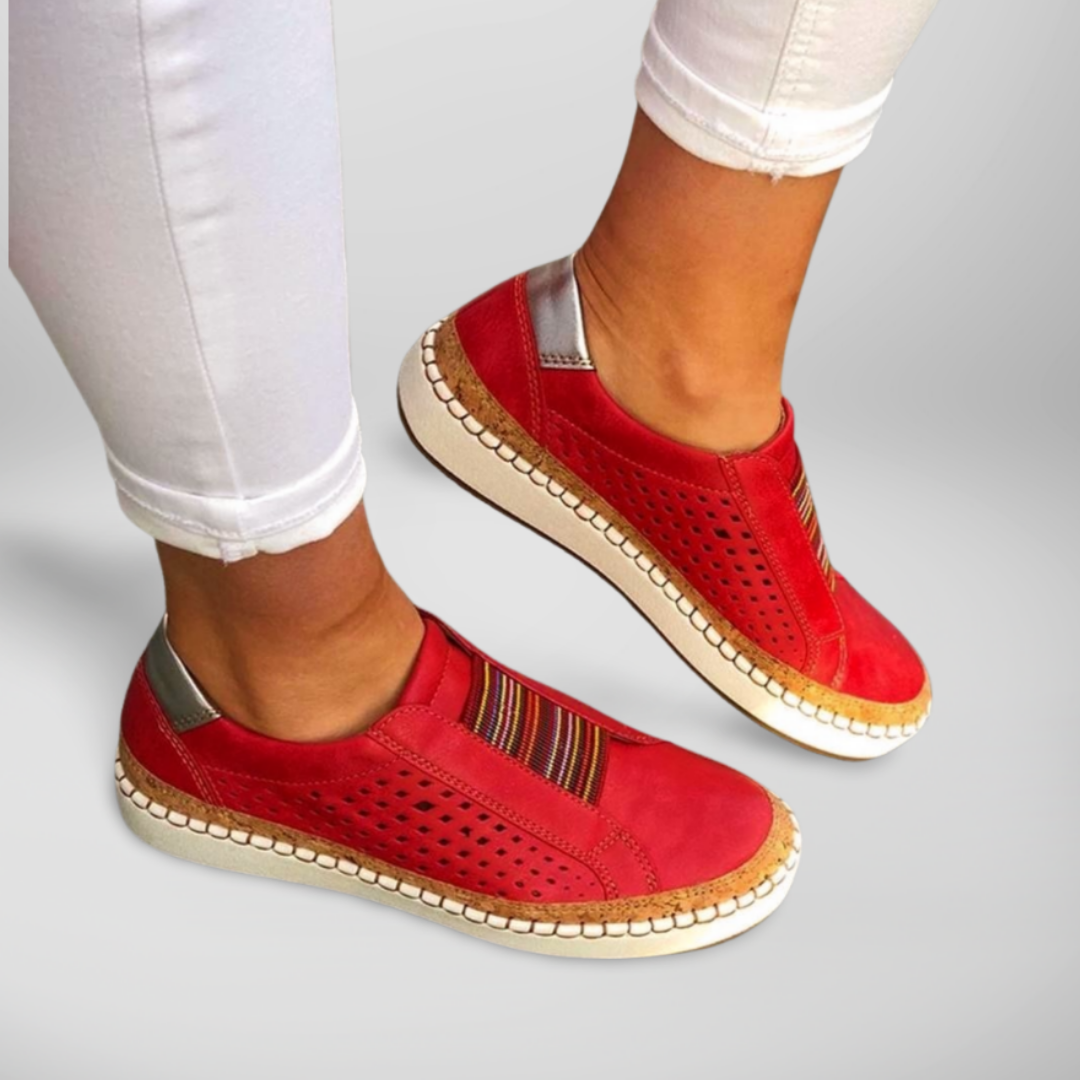 Carolyn - Chic Boho Slip-On Sneakers
