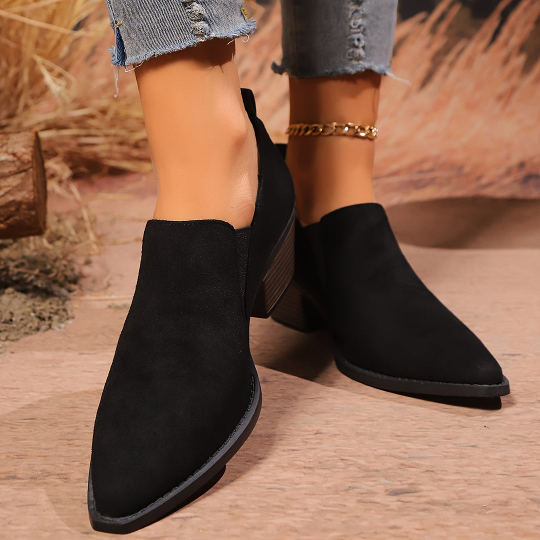 Noelle - Low Heel Comfortable Boots