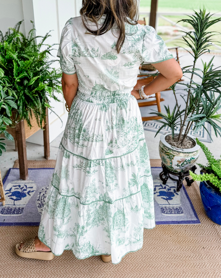 Eliza | Classic Toile Maxi