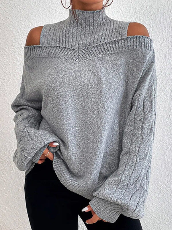 Bonnie | Off-Shoulder Cutout Sweater