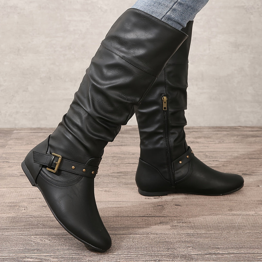 Danica - Zip Knee-High Boots