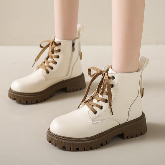Vindah - Fleece Lined Combat Boots