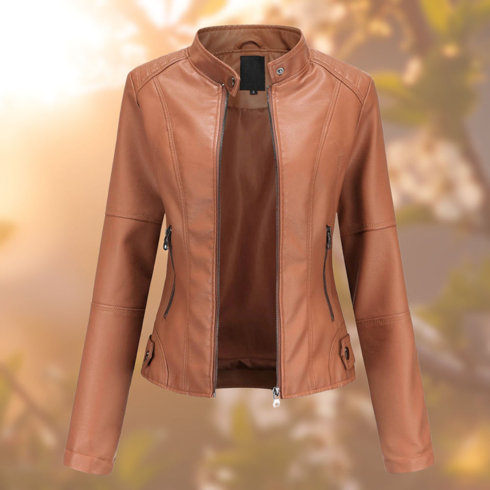 Giorgina™ - Stylish Leather Jacket for Women