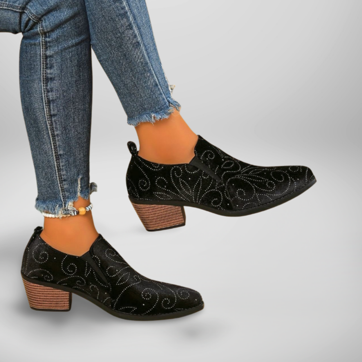 Noelle - Low Heel Comfortable Boots