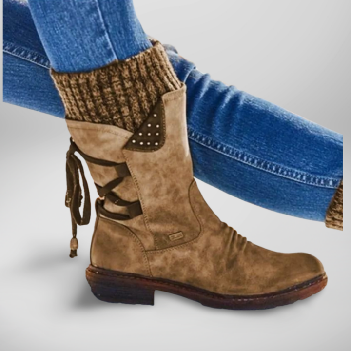 Julia | Lace up Boots