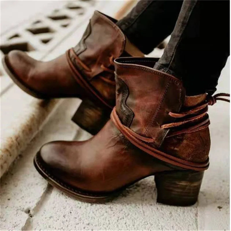 Rynna - Western Style Boots