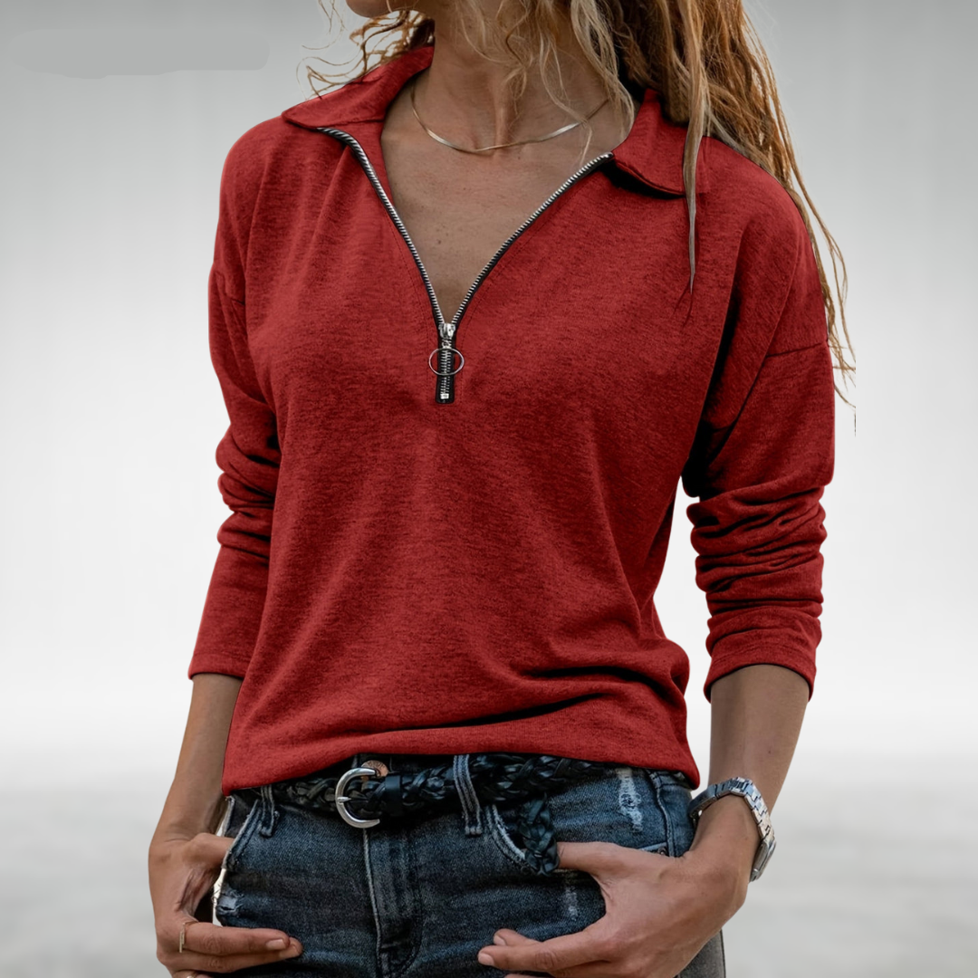Amelia | Women's Half-Zip Sweaters