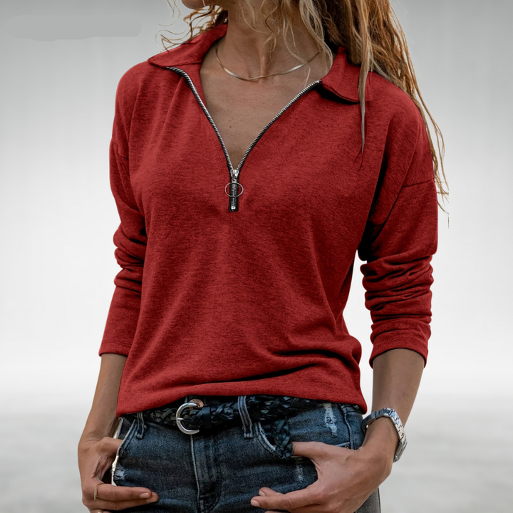 Amelia | Women's Half-Zip Sweaters