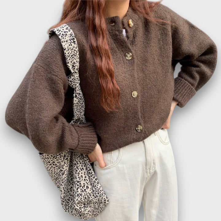 Celore – Warm Mocha Cardigan