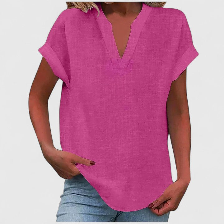 Marina | Comfortable V-Neck Blouse