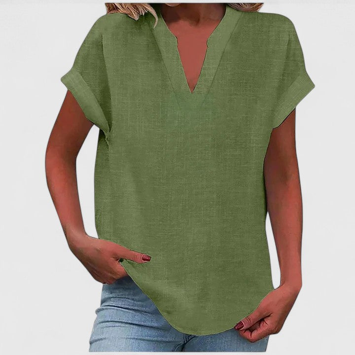 Marina | Comfortable V-Neck Blouse