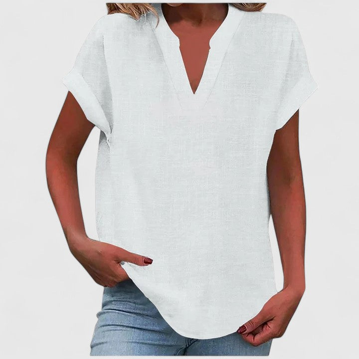 Marina | Comfortable V-Neck Blouse